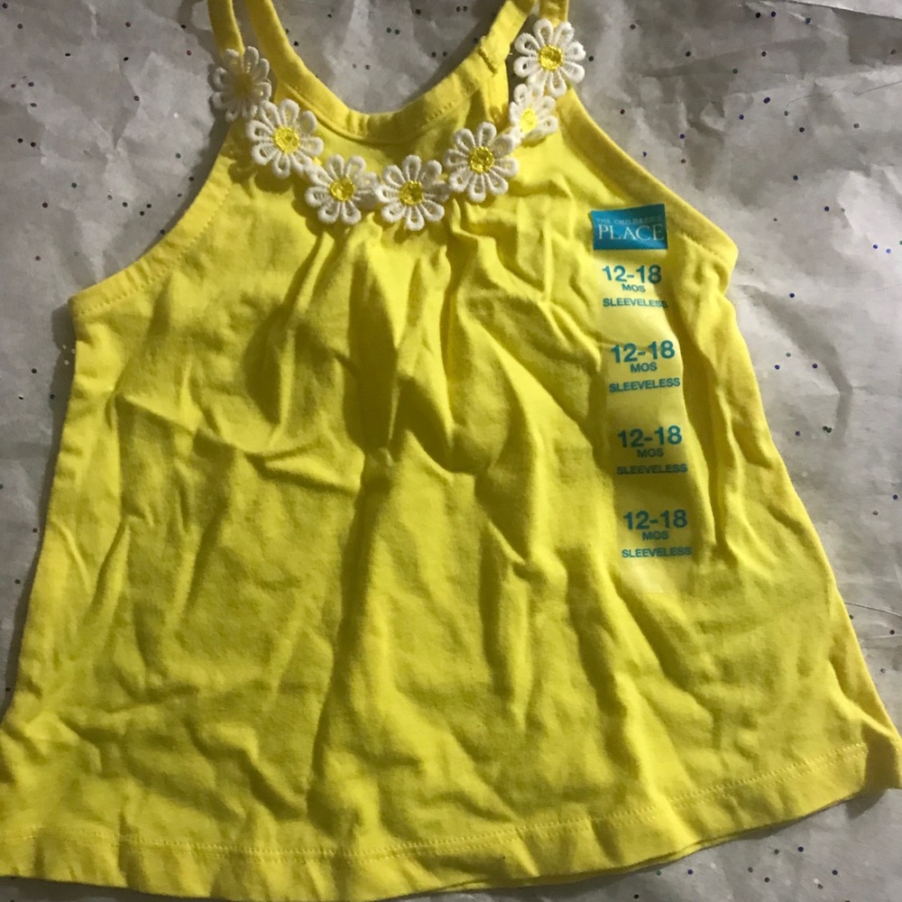 12-18 Infant girls summer spaghetti strapped top☀️